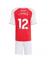 Arsenal Jurrien Timber #12 Kotipaita Lasten 2025-26 Lyhythihainen (+ shortsit)
